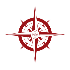 red compass