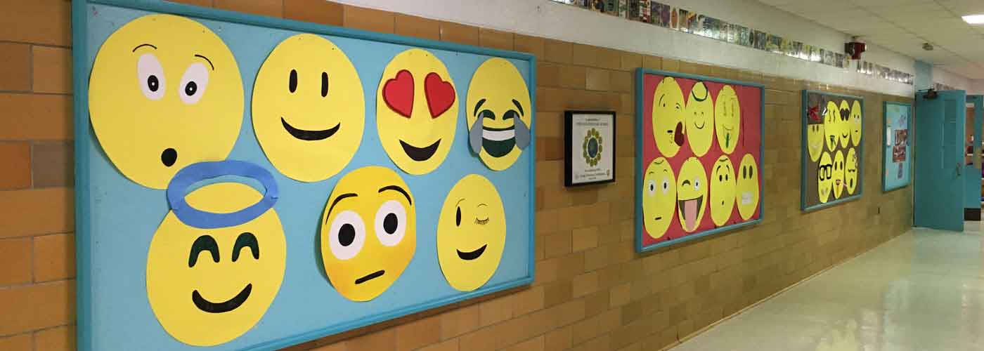 Emoji Bulletin Board at Upham